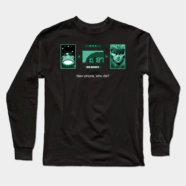 New Phone Who Dis? Long Sleeve T-Shirt by mannypdesign